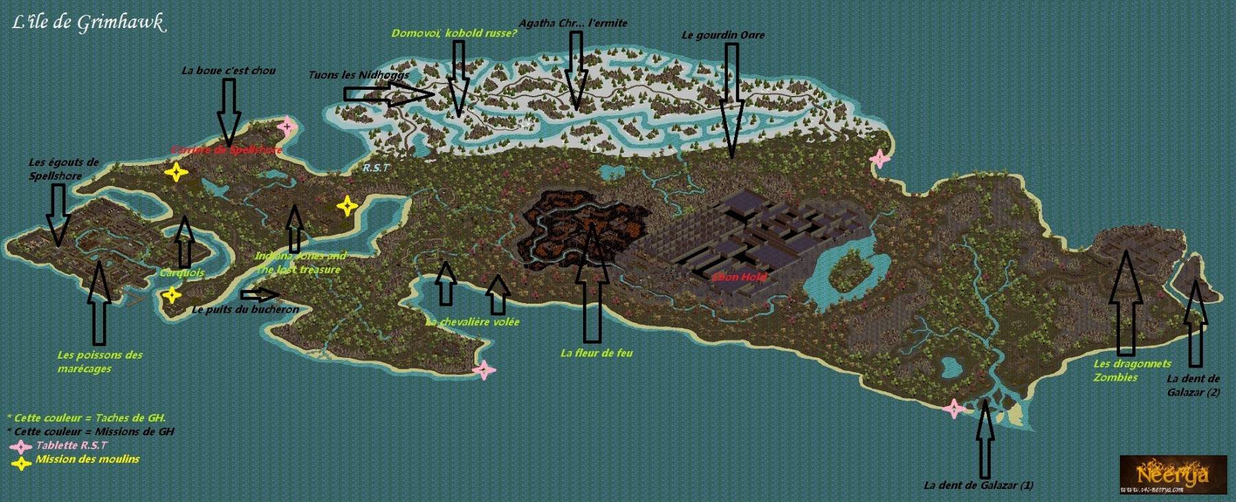  L'île de Grim Hawk 